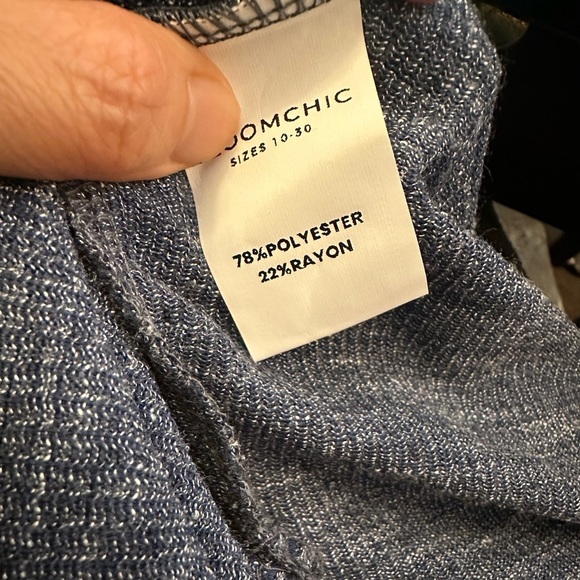 BloomChic Boat Neck Gathered Dolman Sleeve T-shirt XL us 14-16 - Picture 6 of 6